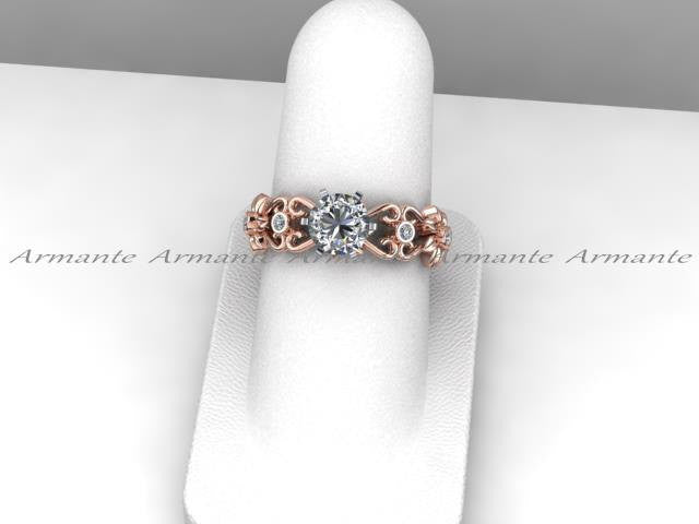 Oval Moissanite Engagement Ring Twist Rose Gold Moissanite Ring Infinity  Diamond Half Eternity Ring Bridal Women Ring Anniversary 1.5ct - Etsy |  Twisted band engagement ring, Engagement rings twisted, Gold oval  engagement ring