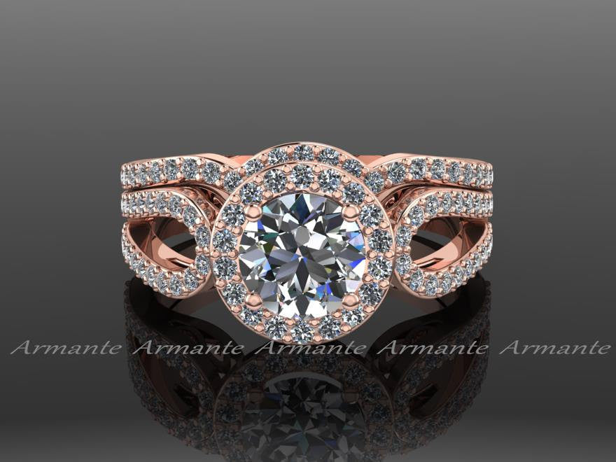 Y) 14K 1.00CT VS1 G CLUSTER DESIGN WHITE GOLD BRIDAL RING WITH 7 ROUND  DIAMONDS - Royale Jewelers