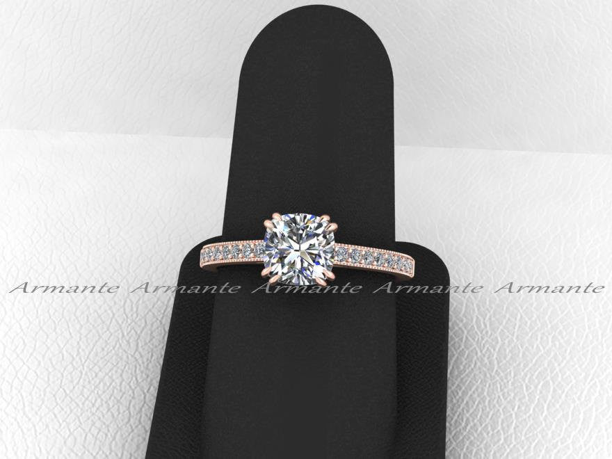 Solitaire Vintage Style Engagement Ring