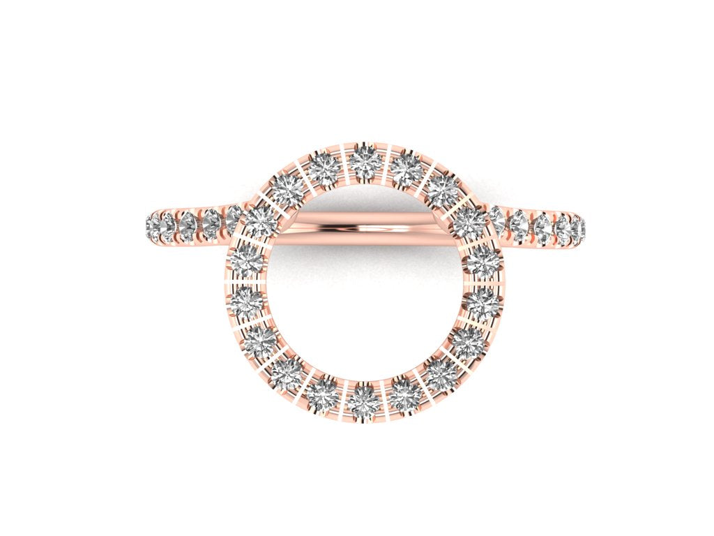 Ring Guard Enhancer Wedding Ring Enhancer 14K Rose Gold